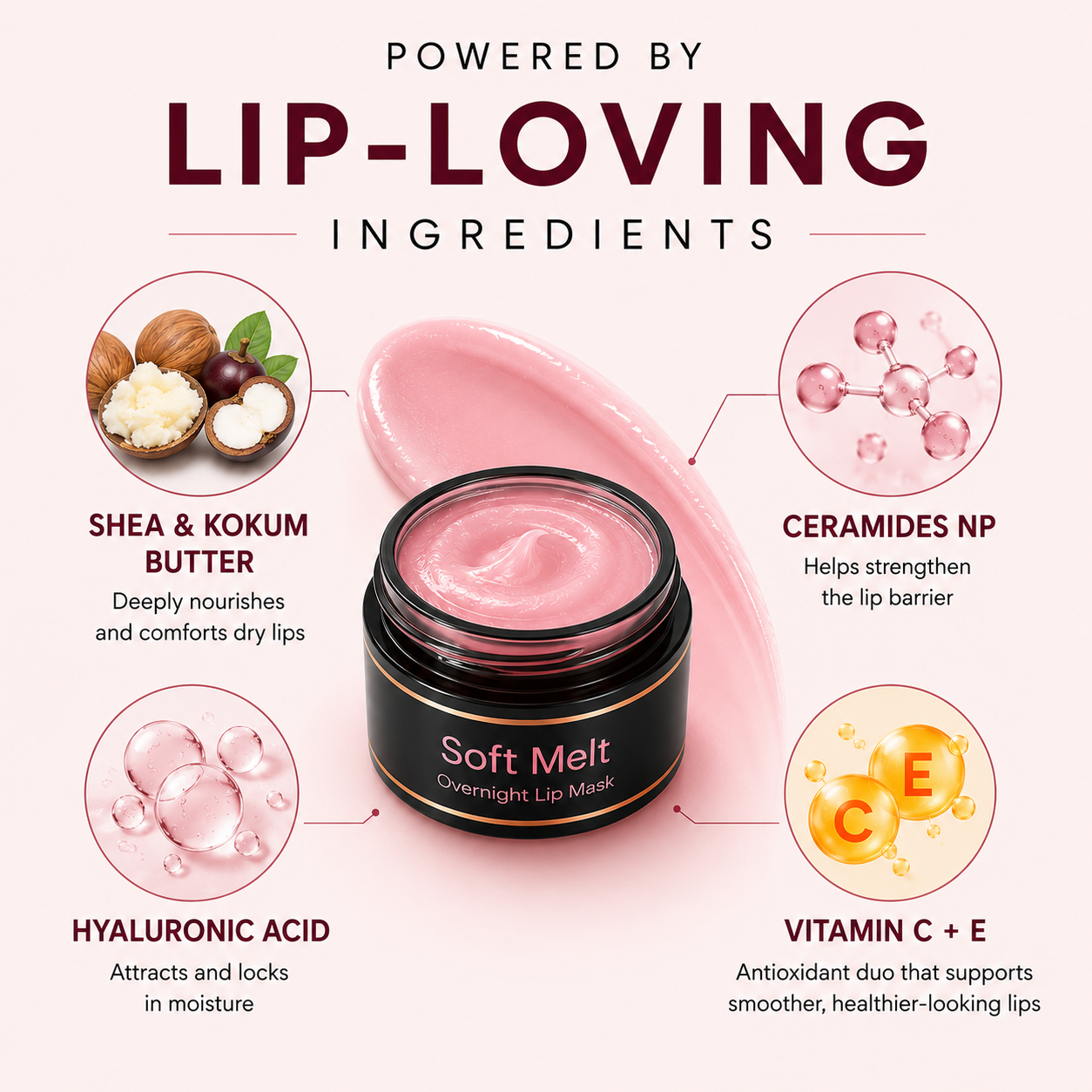 Soft Melt Overnight Lip Mask - Non Tinted