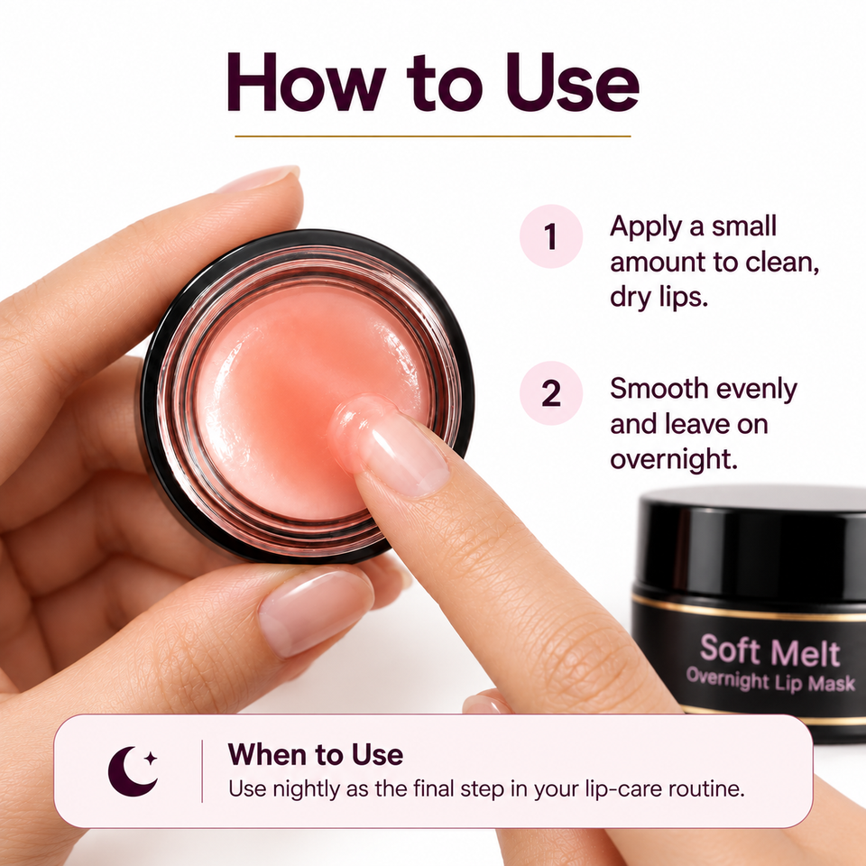 Soft Melt Overnight Lip Mask - Non Tinted