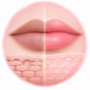 Rosy Hue Overnight Lip Mask - Tinted benefit