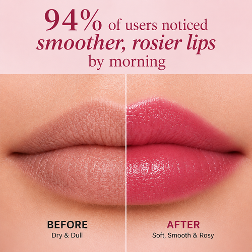 Rosy Hue Overnight Lip Mask - Tinted