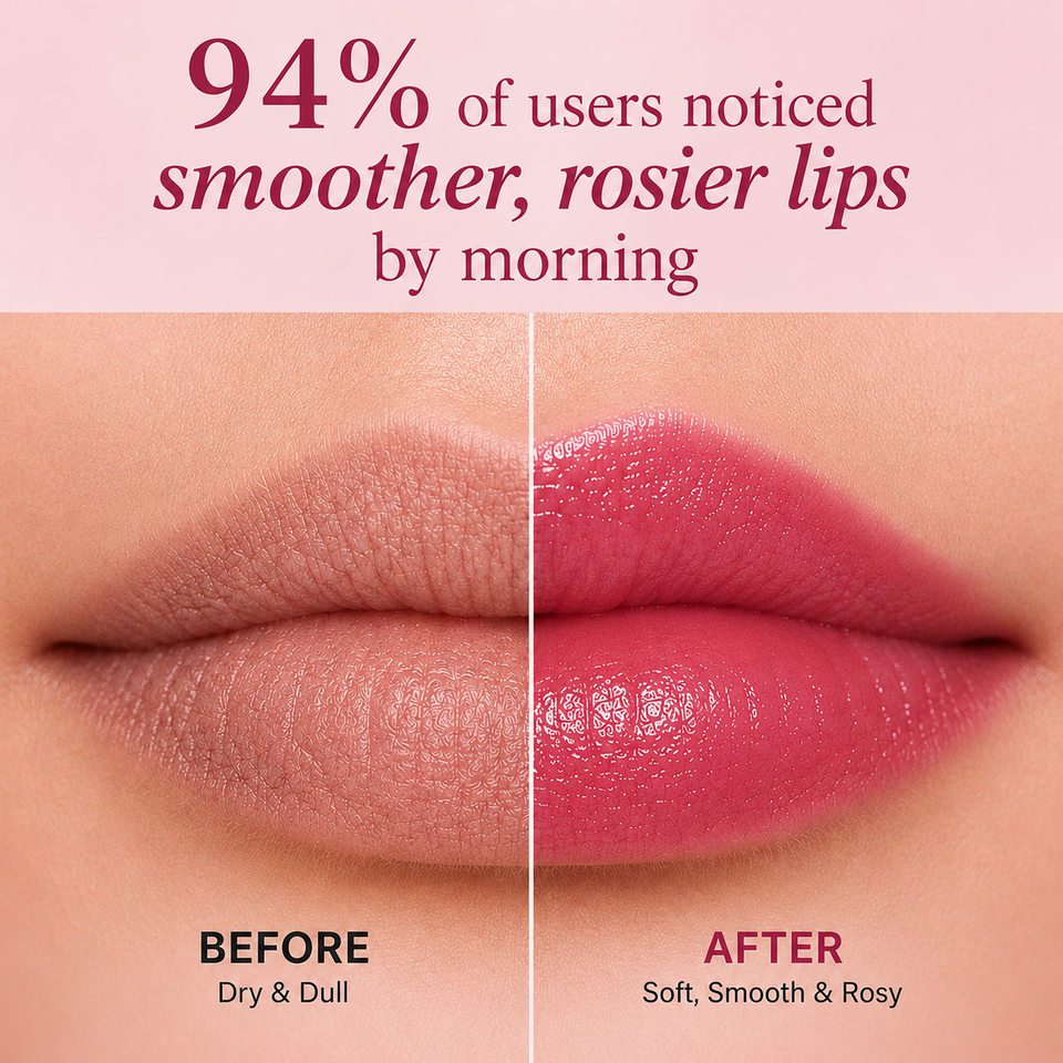 Rosy Hue Overnight Lip Mask - Tinted