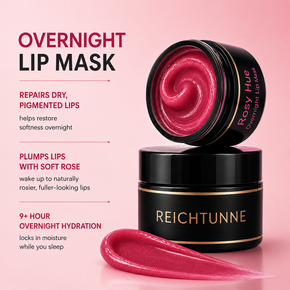 Rosy Hue Overnight Lip Mask - Tinted