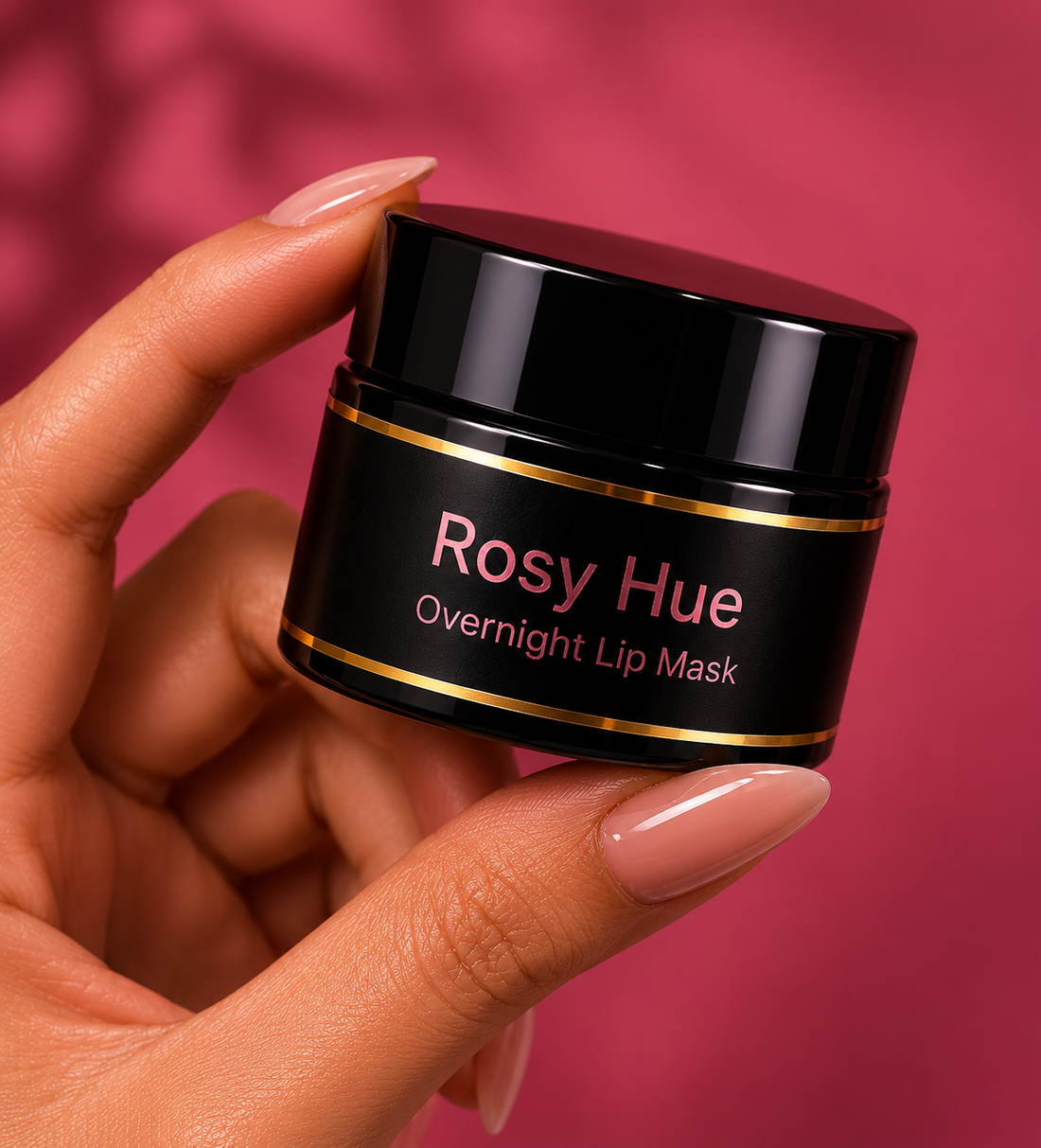 Rosy Hue Overnight Lip Mask - Tinted