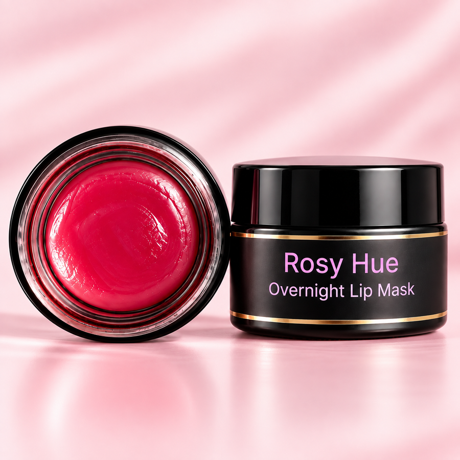 Rosy Hue Overnight Lip Mask - Tinted